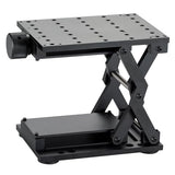 Cloudray One-Dimension Marking Workbench for CO2 & Fiber Laser Engraver Machine, 1D Working Table, Lift Stand & Holder Laser Engraver, Flexible Working Area 4.7"x3.4", One Direction XY Table, Black Cloudray