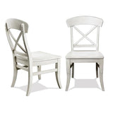 Roundhill Furniture Harola 7-Piece Dining Set, Round Pedestal Dining Table with 18" Leaf, 6 Side Chairs Roundhill Furniture