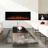 Modern Flames Spectrum Slimline 50 inch Wall Mount Built in Electric Fireplace Insert | Fully Recessed 4'' Wall | SPS-50B Modern Flames