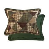 Donna Sharp Pine Star Pieced Embroidered Cotton Quilted Bedding Set - 3-Piece King Size Quilt Set - Includes 1 Quilt and 2 Pillow Shams - Machine Washable - Perfect for Rustic Decor Donna Sharp