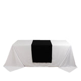 Efavormart Black Wide Premium Polyester Table Runner, Printable Sublimation Blank Banner - 24"x72" Efavormart.com