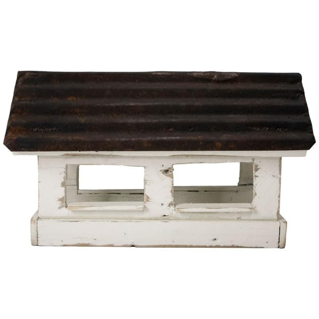 Bird in Hand Amish Made Covered Bridge Bird Feeder, Small WoodArtSupply