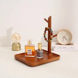 BULIHAN Personalized Wood Key Bowl for Entryway Table, Custom Engraved Wooden Valet Tray Organizer with 3 Rack for Keys, Watch, Wallet, Jewelry, Phone and more (Rectangle) BULIHAN