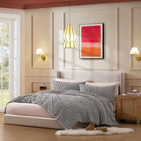 UGG Kenzie Comforter Set with 2 Pillow Shams Plush Faux Fur Bedding Soft Warm Down Alternative Comforter Washable Hypoallergenic Fluffy Blanket Set for Bedroom, King/California King Size, Seal UGG