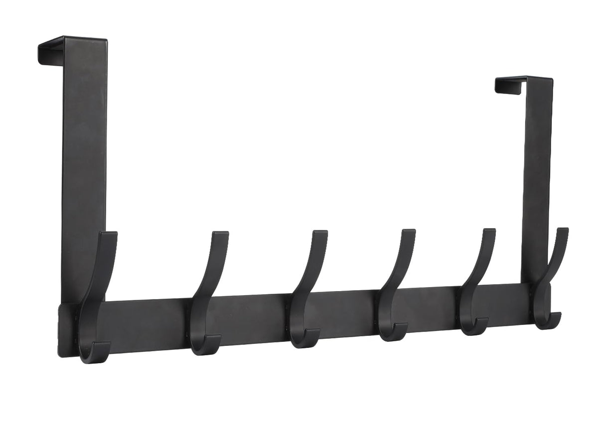Over The Door Hooks, Door Hanger Hooks for Hanging, Over The Door Towel Racks for Bathroom with 12 Coat Hooks, Over The Door Hanger, Coat Rack Hat Rack Over The Door Organizer Optish
