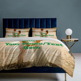TIFDHIS Customized Duvet Cover &Pillowcase Set Personalized Bedding Set Design Your Own Comforter Sets 1 Side Printed Decor TIFDHIS