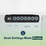 Vari ComfortEdge 80x60 L-Shape Electric Standing Desk – Height Adjustable Sit-Stand VariDesk for Corner Office with Reversible Left/Right Design + White Laminate Top/Slate Legs (Ships in 3 Boxes) Vari