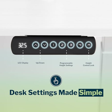 Vari ComfortEdge 80x60 L-Shape Electric Standing Desk – Height Adjustable Sit-Stand VariDesk for Corner Office with Reversible Left/Right Design + White Laminate Top/Slate Legs (Ships in 3 Boxes) Vari