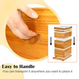 POLLIBEE 10 Frame Bee Hive, Beeswax Coated Beehive Include 2 Deep Bee Boxes and 1 Medium Bee Box with Beehive Frames and Foundation. POLLIBEE