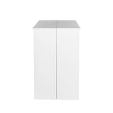 UFINEGO Dining Table Folding Dining Table for 6-12 Person,30.71 inches Coffee Table Extendable 118.50inch Console Table Space Saving Dinette for Dining Room, White UFINEGO