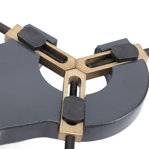 lvifloae Lathe Center Rest,Wood Lathe Steady Rest Grey Color Metal Mini Lathe Steady Rest Woodturning Steady Rest for 0618 CJ18 CJ0618A 7x12 7x14 06183B lvifloae