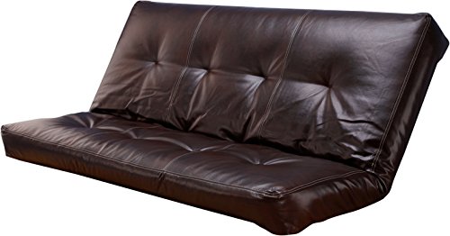 Jerry Sales Leather 6000 Series Futon Mattresses Vertical Innerspring Full Size (Java) Jerry Sales