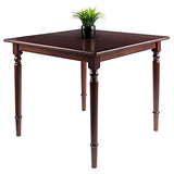 Winsome 94736 Mornay Dining Table, Walnut, 35" square Winsome
