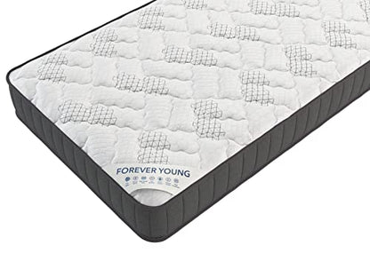 Ottomanson 9" Twin Mattress in a Box Made in USA, Firm Mattress, Hybrid Mattress Cool Improved Airflow with Edge to Edge Pocket Coil, Bed in A Box, Ottopedic