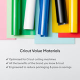 Cricut® Value Iron-On, Black (12 in x 5 ft)- HTV Heat Transfer Vinyl Cricut