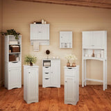 RiverRidge Slim, White Ashland Cabinet with Drawer RiverRidge
