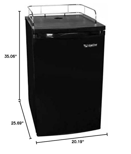EdgeStar BR2001BL Ultra Low Temp Refrigerator for Kegerator Conversion EdgeStar