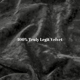 PHF Truly Velvet Duvet Cover Set Queen Size, 3pcs Ultra Soft Breathable Comforter Cover Set, Luxury Cozy Flannel Duvet Cover with Pillow Shams Bedding Collection, 90" x 90", Dark Grey PHF