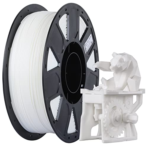 Creality 3D Printer Filament 1.75mm, Ender PLA Filament No-Tangling Smooth Printing Without Clogging No Warping, Fit Most FDM 3D Printers, 1kg Spool, Dimensional Accuracy +/- 0.02mm, White - WoodArtSupply