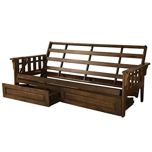 Kodiak Furniture Tucson Full Size Futon Frame with Storage Drawers Kodiak Furniture