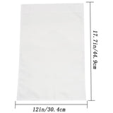 6Pcs Lawn Garden Flags Blank Garden Flags DIY Decorative Flag, Polyester Banners Flag for Indoor Outdoor Garden Decoration Holiday Festival,12 x 18 Inch, White yuntop