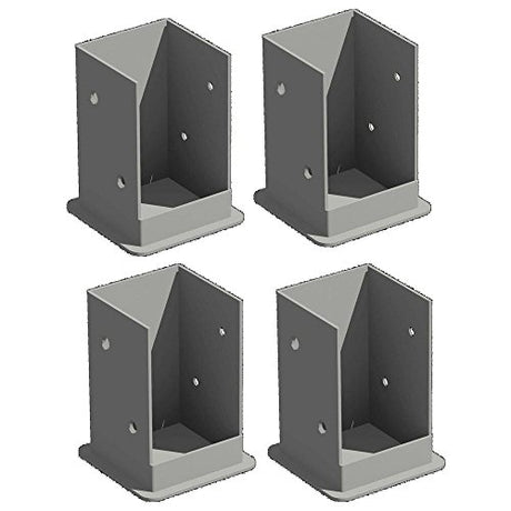 New England Arbors Bolt Down Bracket Kit for Pergolas - VA80205 Vita