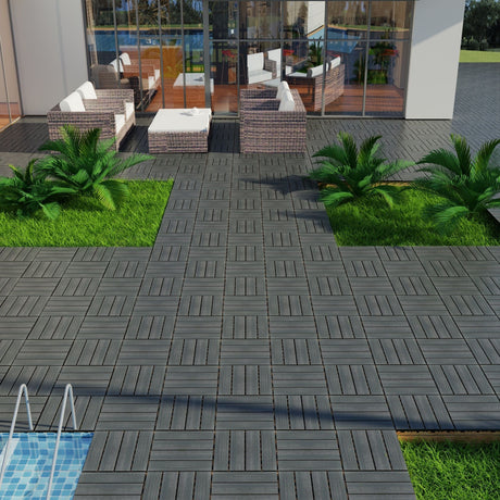 Patio Deck Tiles, Pack Of 22 HouseOfZazla