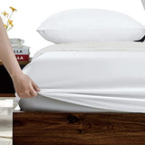 FreshCulture King Fitted Sheets, Bulk Pack of 6, Deep Pocket, Soft Microfiber Bottom Sheets for Home, Salons, Hotels, King Size Fitted Sheets Only (White) FreshCulture