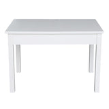 International Concepts Table With Lift Up Top For Storage, White IC International Concepts