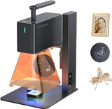 LaserPecker LP2 (Basic) Laser Engraver Cutter, 60W Galvo Laser Handheld Engraver High Precision 0.05mm Compressed Spot, 36000mm/min High Speed Portable Engraving Machine for Wood Kraft Paper Leather LaserPecker
