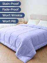 Twin Size, Lavender Alternative Down Comforter - Warm, Lightweight & Breathable Hotel Quality Bedding Set for Men, Women, Kids & Teens - All Season Oversized Cooling Microfiber Duvet Insert Comforter CGK Unlimited