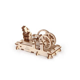 UGEARS Engine 3D Wooden Puzzle Brain Teaser Construction Set for Teens and Adults UGears 3D