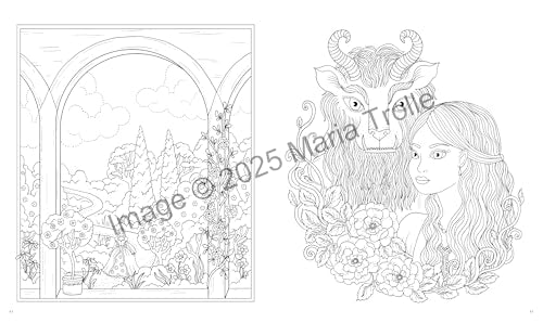 Fairytale Worlds: Coloring Book WoodArtSupply