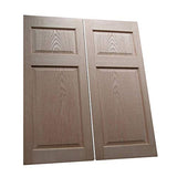 Cafe Doors by Cafe Doors Emporium | Premade to fit 36" Wide Finished Opening | Raised 4 Panel Oak | Saloon Restaurant Kitchen Pantry Half Swinging Bar Pub Solid Wood Door Cafe Doors Emporium