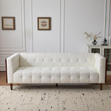 Christopher Knight Home Almab 82 Inches Sofa Couch, Cozy Couch Sofa, Boucle Upholstered 3-Seater Sofa, Wood Frame Couch, Comfy Couches for Living Room and Office, Modern Couch and Sofa, Beige Christopher Knight Home