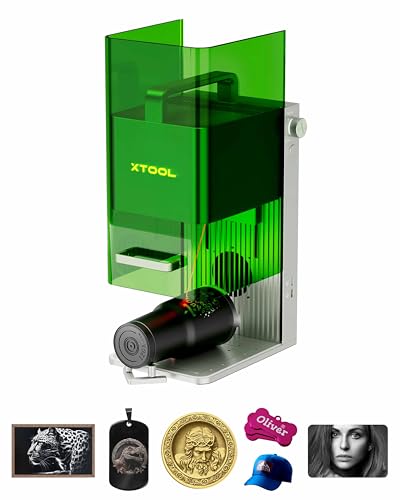 xTool F1 2-in-1 Dual Laser Engraver, 4000mm/s Lightning Speed Portable Laser Engraving Machine, Laser Engraver for Jewelry, Metal, Wood, Leather, etc xTool