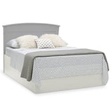 Delta Children Archer Solid Panel 4-in-1 Convertible Baby Crib - Greenguard Gold Certified, Grey Delta Children