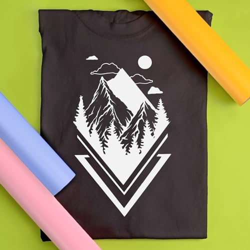 Siser EasyWeed Heat Transfer Vinyl 11.8" x 15ft Roll (White) - Compatible with Siser, Cricut, Silhouette and Other Craft/Professional Cutters - CPSIA Certified Siser