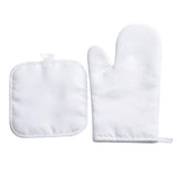 PRIZOM Sublimation Blank Oven Mitts Set Gloves and Sublimation Blank Pot Pad for DIY Kitchen Accessories 4Pcs Buosha