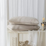 EVERLY Linen Sheets Set Twin Size,100% French Pure Linen Sheets Set,3Pieces (1Flat Sheet,1Fitted Sheet,1Pillowcase) Suitable for Hot Sleepers, Stonewash Not Dyed Deep Pocket Natural Linen Bedding Set EVERLY