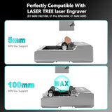 LASER TREE Rotary Roller for Laser Engraver, Y-axis Laser Engraver Attachment 360° Rotation, a Good Partner for Laser Engraving Machine LASER TREE