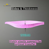 Sanshare Heat Press mat with T-Shirt Shape Double Sides workable for Iron-on Heat Transfer or Craft Iron etc (Pink) SANSHARE