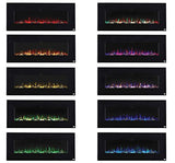 Danby Designer DDEF03813BD13 38" Wall Mount Electric Fireplace Multi-Colour LED Flame and Ember Bed Remote Control Included Danby