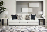 Signature Design by Ashley Karinne Coastal Sofa with Non-skid Legs, White Signature Design by Ashley
