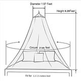Eimilaly Bed Canopy Mosquito Net, Bed Canopy for Girls Room Decor - Insect Protection Hanging Canopy for Adults, Babies, Outdoor Camping, Pink/No Opening