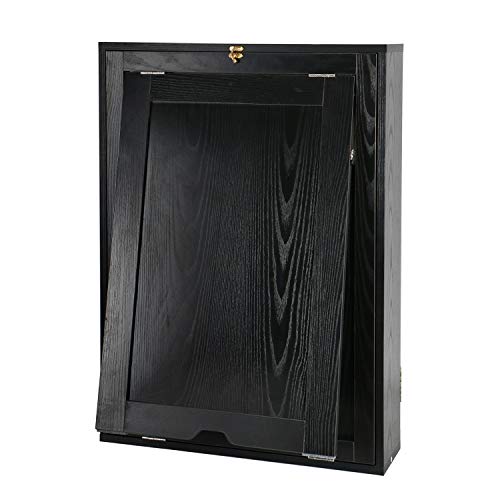 YUSING Wall Mounted Table, Fold Out Convertible Desk Multi-Function Computer Desk Writing Desk Home Office Wood Wall Floating Desk with Large Storage Area YU YUSING