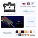 Rosewill Mini Laser Engraver, 3.5W Diode Laser Engraving & Cutting Machine, 12000mm/min High Speed, 0.04mm Compressed Spot,130x140mm Engraving Area Compatible with LightBurn & LaserGRBL Rosewill