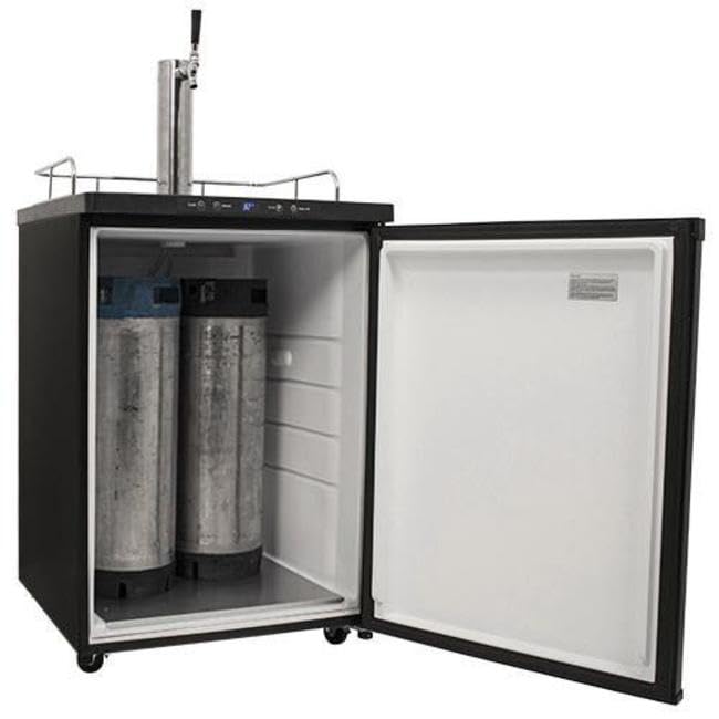 EdgeStar KC3000 Full Size Kegerator with Digital Display - Black EdgeStar