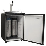 EdgeStar KC3000 Full Size Kegerator with Digital Display - Black EdgeStar