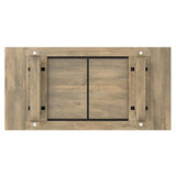 SIMPLIHOME Whitley Dining, Solid Mango Wood Farmhouse-Style Rectangular Kitchen Table in Grey Wash for 4 to 8 People, 72 inches SIMPLIHOME